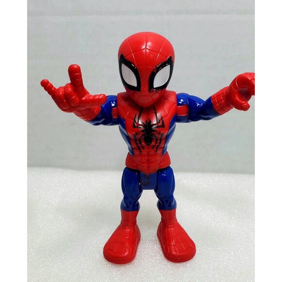 Spiderman Figure Lot: 6" Titan Hero 2019 + 5" Playskool Heroes 2018 Marvel Toy - Picture 3 of 16